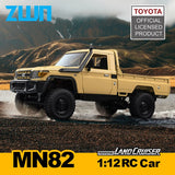MN82 LC79 1:12 Retro 4WD RC Pickup Truck with LED Lights – Professional Remote Control Off-Road Model thumbnail 1