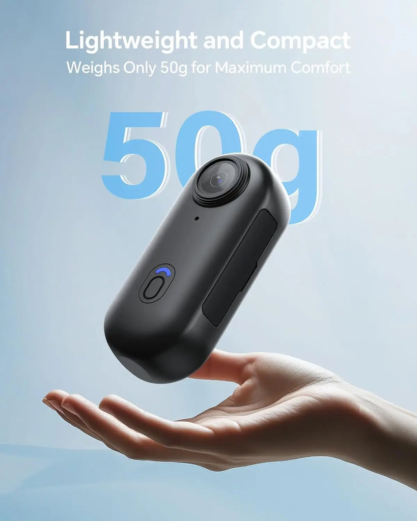 4K Mini Body Camera 1080P Wearable Recorder with 128GB Support and Rotatable Clip