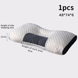 Neck Pillow for Sleep and Cervical Support – Orthopedic SPA Massage Pillow with Soybean Fiber thumbnail 21