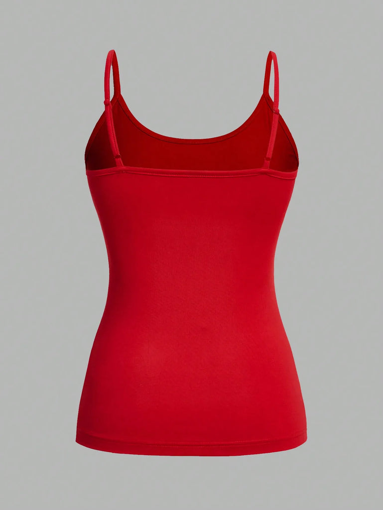 4-Pack Women’s Solid Color Camisole Tank Tops – Adjustable Strap Sleeveless Summer Vests