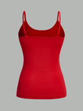 4-Pack Women’s Solid Color Camisole Tank Tops – Adjustable Strap Sleeveless Summer Vests thumbnail 4