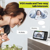 Babystar 5" Video Baby Monitor with Remote Pan-Tilt-Zoom Camera and Two-Way Audio thumbnail 5