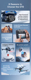 GT8 8K Professional HD Drone with Dual Cameras, 4.3” Screen Remote, Brushless Motor & Obstacle Avoidance – Foldable Quadcopter thumbnail 8