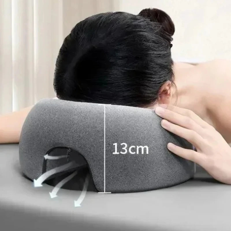 Breathable Memory Foam Face Rest Pillow for Beauty Salon Massage and Ergonomic Support