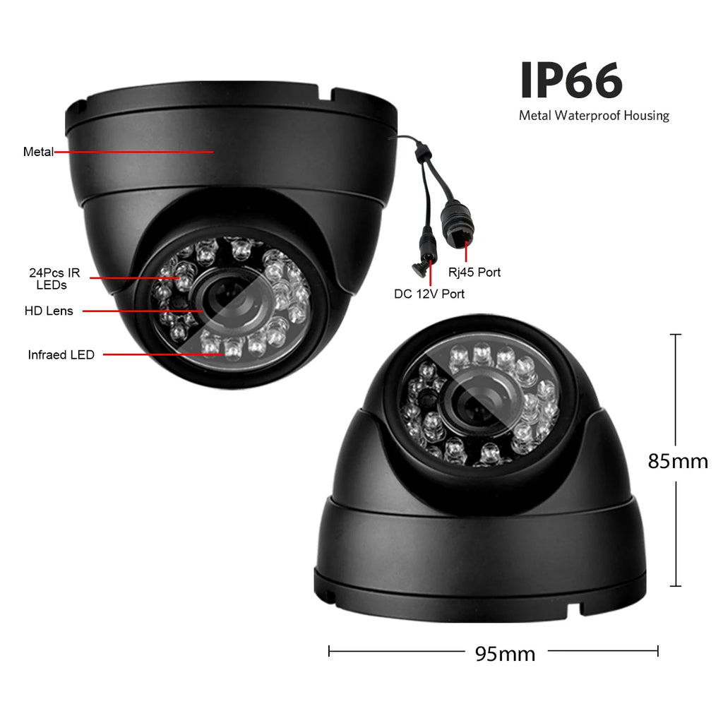 KANTURE 32CH 8MP 4K CCTV Camera System with AI Human Detection – Indoor & Outdoor POE Dome Cameras, Night Vision Security Kit