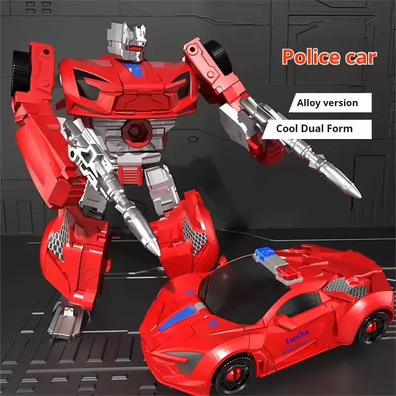 Transformation Toy Robot 6-in-1 Rescue Team Combined Alloy Robot – Birthday Gift