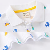 Fashion Kids Boys Polo Shirt – Luxury Stand Collar Summer Tee, Soft Breathable Cotton thumbnail 2