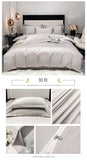 Luxury 100% Egyptian Cotton Bedding Set – Duvet Cover & Pillowcases, Soft Bed Linen for Double, Queen, King Size Beds thumbnail 46