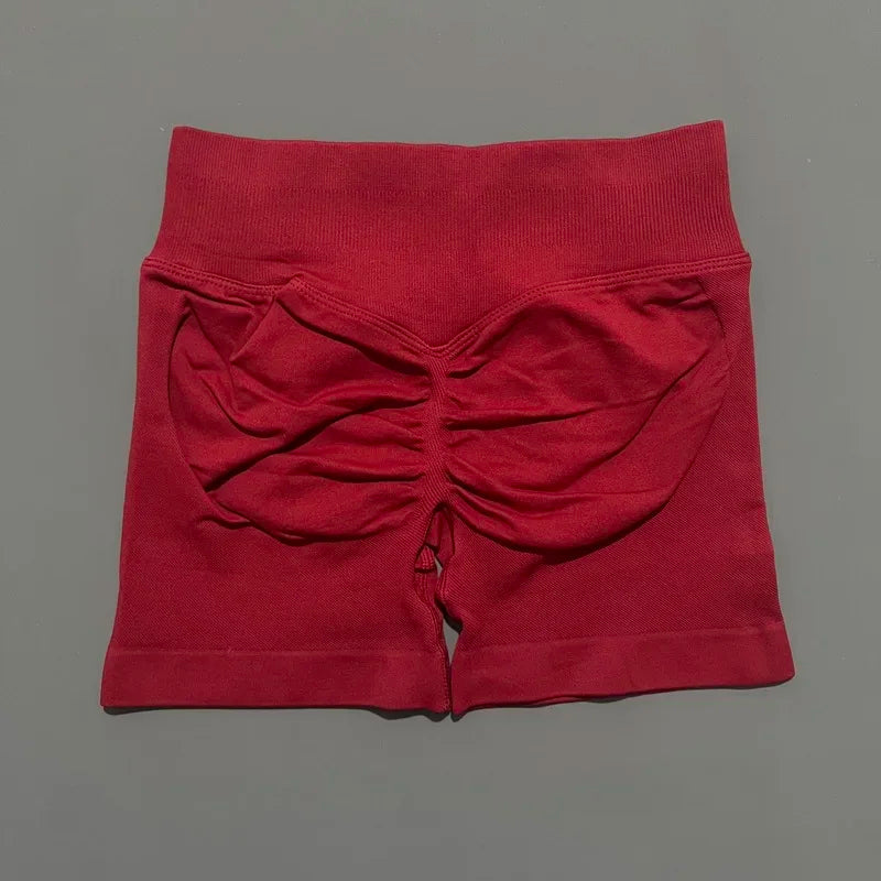 Women High Waist Fitness Shorts – Yoga, Gym, Running Sportswear