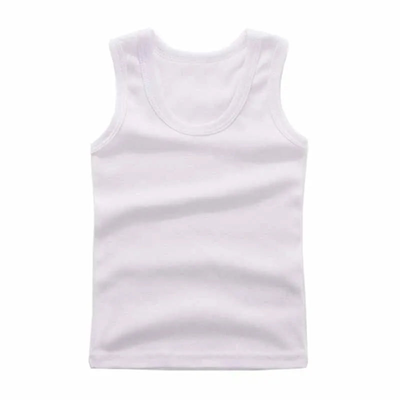 Kids Summer Vests – Boys & Girls Cotton Sleeveless Tank Tops (Ages 2–12)
