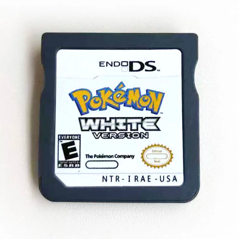 Pokemon Black & White 1+2 Combined Card for DS/NDS/3DS with Box Cassette