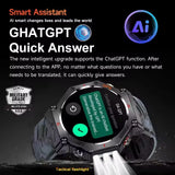 T-Rex 3 Military Smart Watch — Built-in GPS, Compass, Barometer & 10ATM IP69K Waterproof Performance thumbnail 4