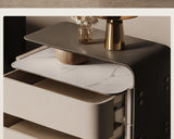Nordic Minimalist Bedside Table with Storage Drawers – Modern Glamour Nightstand for Bedroom thumbnail 34