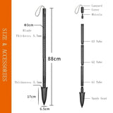 ALMIGHTY EAGLE Outdoor Camping Multi Tool Hammer & Hatchet – E10 thumbnail 8