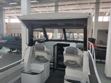 22ft High-Speed Aluminum Fishing Boat with Outboard Engine | Sport Yacht Cabin Cruiser thumbnail 4
