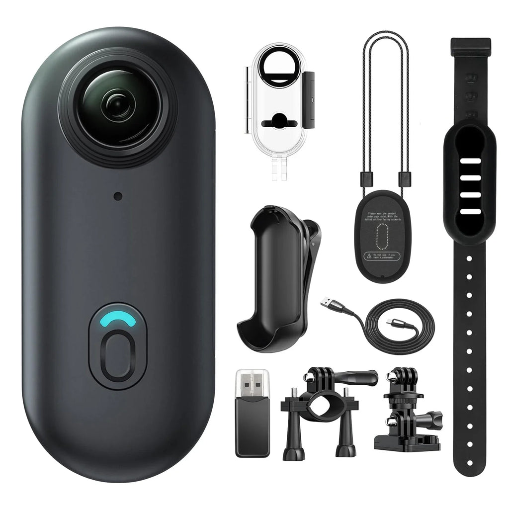 H88 Mini Body Camera 1080P Full HD WiFi Action Cam with Helmet & Handlebar Mount