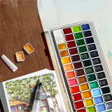 Professional Watercolor Paint Set 24/60/98/130 Colors thumbnail 3