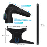 Wireless Shoulder Heating Pad With Massage 6 Temperature Levels App Control 5000mAh Battery AMH02 thumbnail 21