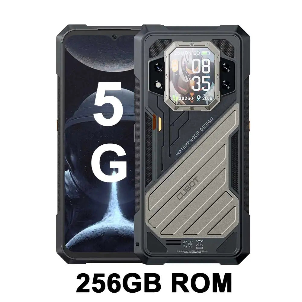 CUBOT KingKong X Rugged 5G Smartphone, 32GB RAM (16GB+16GB), 256/512GB ROM, 10200mAh, 6.583" 120Hz Display, NFC, WiFi 6, 100MP Camera