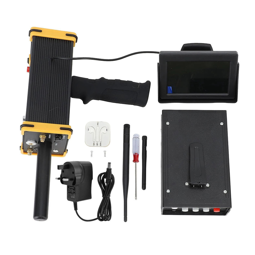 15m Depth | 1000m Range High-Accuracy Metal Detector with LCD Display – For Gold, Silver & Copper – Qiilu