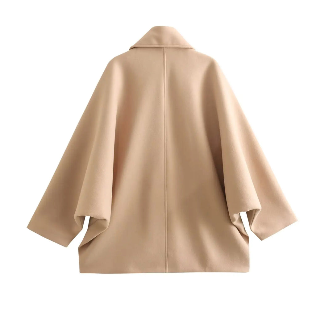 MUJER Oversize Long Jacket for Women – Autumn/Winter Trench Coat Bomber Style