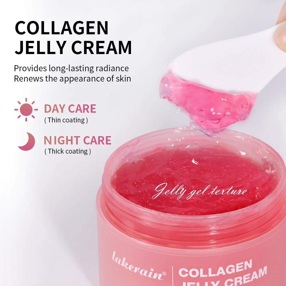 Moisturizing Collagen Jelly Cream with Niacinamide and Hydrolyzed Collagen 100ml Anti-Aging Firming Hydrating Face Cream