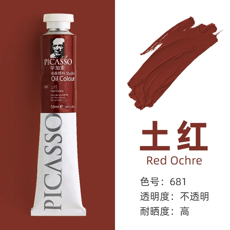 170ml Phoenix Large Tube Oil Paint – Non-Toxic, High Tint Strength, Mixable Artist Paint for Canvas & DIY Art