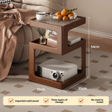 Solid Wood Bedside Table with Storage – Modern Minimalist Bedroom Side Table thumbnail 27