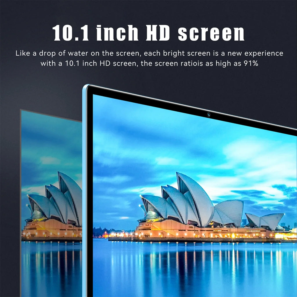 BDF H39 10.1 Inch 5G Android 13 Tablet – Octa Core, 6GB RAM, 128GB ROM, 4G Dual SIM, Dual WiFi, 6000mAh Battery