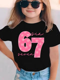 Kids Graphic Print T-Shirt Summer Short Sleeve Loose Fit Tee 7–15 Years thumbnail 11