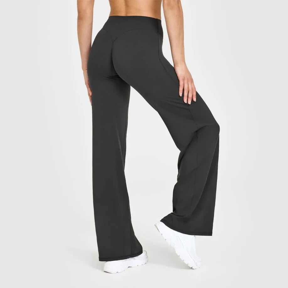 NCLAGEN Women's Sport Trousers – Straight-Leg Ultra Soft Yoga & Running Pants
