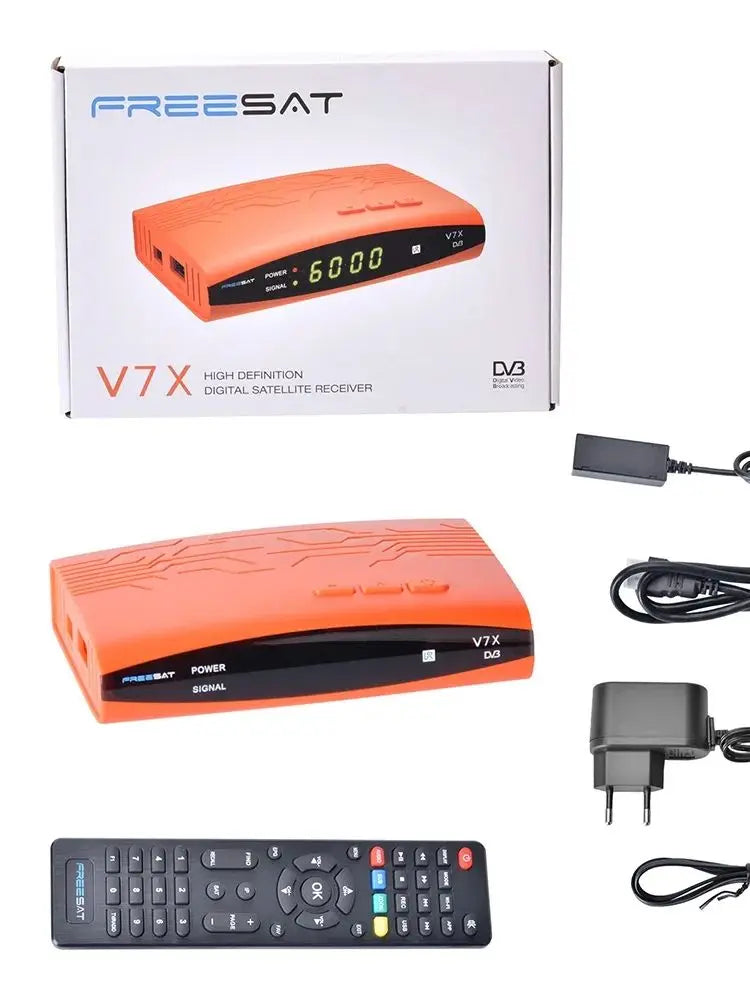 Freesat V7X Full HD 1080P Satellite TV Receiver DVB-S2X/S2/S H.265 Digital Set-top Box
