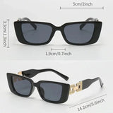 Vintage Small Cat Eye Sunglasses for Women – Trendy Black Fashion Shades Outdoor UV Protection thumbnail 6