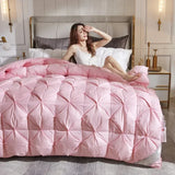Five-Star Hotel Style Goose Down Duvet – Warm Winter Quilt for Single & Double Beds – Soft Quilted Polyester Comforter 150x200cm to 200x230cm thumbnail 38