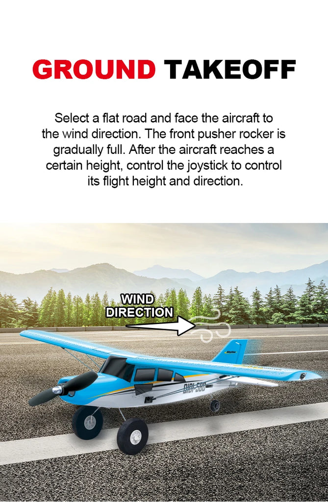 Qidi560 Moore M7 Off-Road RC Plane 4CH Brushless Remote Control Fixed Wing Aircraft – EPP Foam Model
