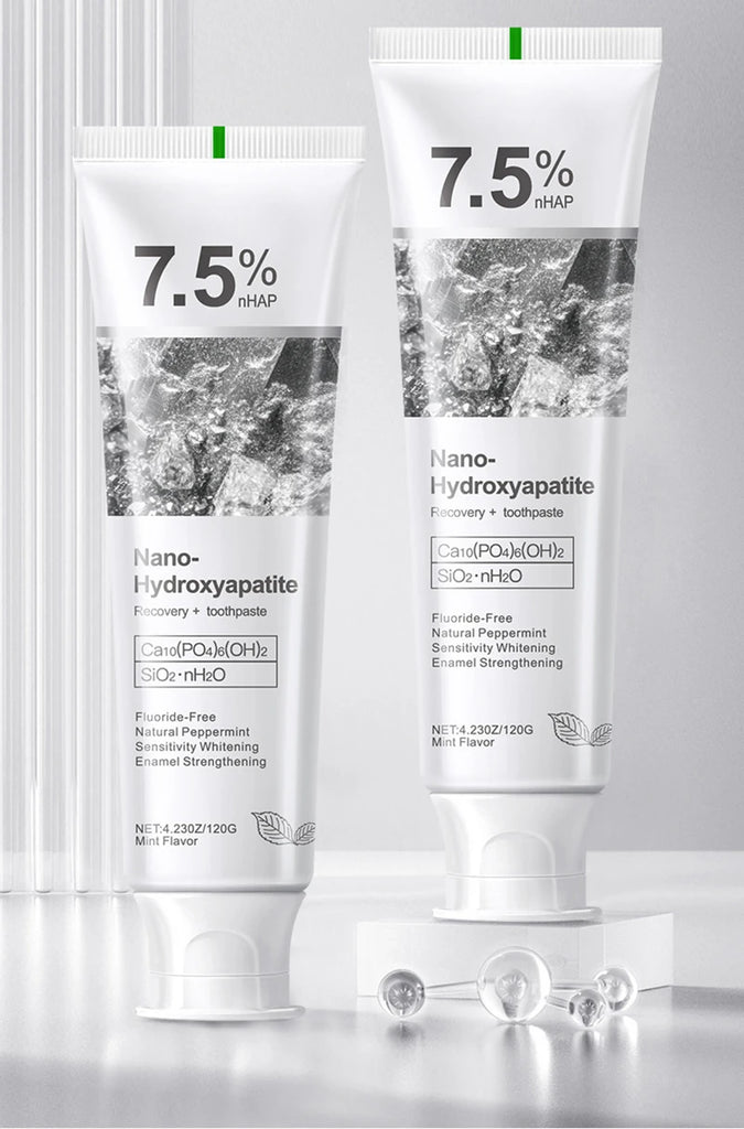 7.5% Hydroxyapatite Probiotic Whitening Toothpaste 120g – Enamel Repair & Breath Freshening for Adults