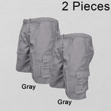 Men’s Casual Cargo Shorts with Big Pockets – Loose Fit Safari Style (Spring/Summer) thumbnail 9