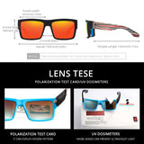 KDEAM Classic Square Polarized Sports Sunglasses UV400 Windproof Outdoor Fishing Driving Shades for Men KD093 thumbnail 5
