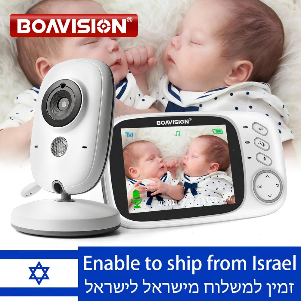 VB603 2.4G Wireless Video Baby Monitor with 3.2" LCD, Two-Way Audio, Night Vision & Temperature Monitoring
