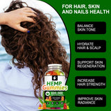 Contains Omega 3-6-9 Vitamin B, E Gummies - Stress Relief, Sleep, Mood, Skin, Nails, Focus, Joint Support, Non-GMO Supplement thumbnail 4