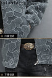 Nature Wool Men’s Real Fur Shearling Coat – Winter Leather Jacket, Loose Fit, Short Style thumbnail 23