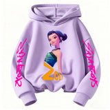 New Fashion Kpop Devil Hunter ZOEY Hoodie for Children – Cute Harajuku Unisex Sportswear thumbnail 1