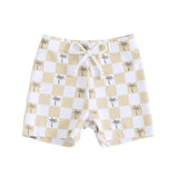 Blotona Boys Swim Trunks – Dinosaur, Plaid & Turtle Print Toddler Board Shorts thumbnail 28