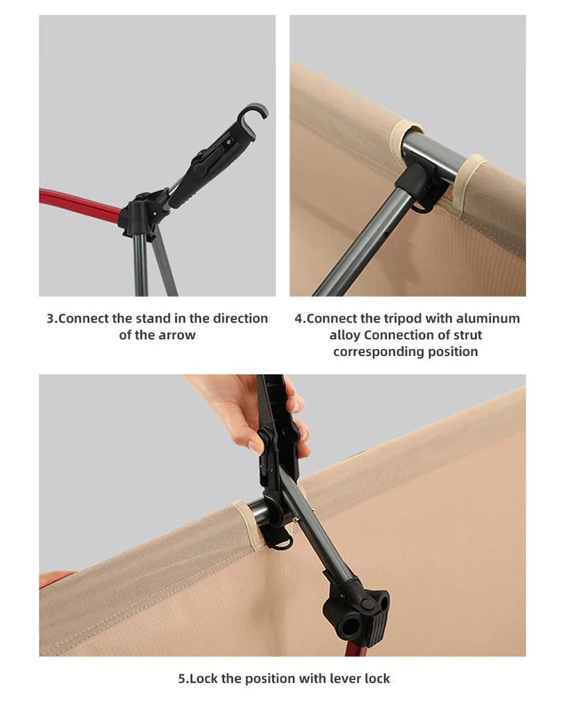 PACOONE Folding Camping Cot – Portable Outdoor Bed for Adults & Kids