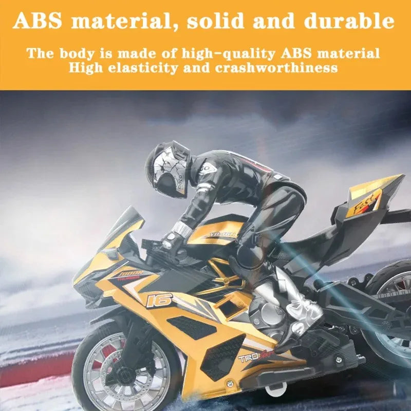 High-Speed Remote Control Stunt Motorbike 360° Rotation Drift RC Motorcycle Toy for Kids