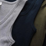 Men’s Sleeveless Cotton Fitness Tank Top – Breathable Summer Gym Vest thumbnail 4