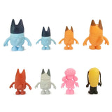 Bluey Family 8-Piece Figurine Set – Bingo & Friends Movable Action Figures Toy thumbnail 2