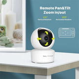 Babystar 5" Video Baby Monitor with Remote Pan-Tilt-Zoom Camera and Two-Way Audio thumbnail 9
