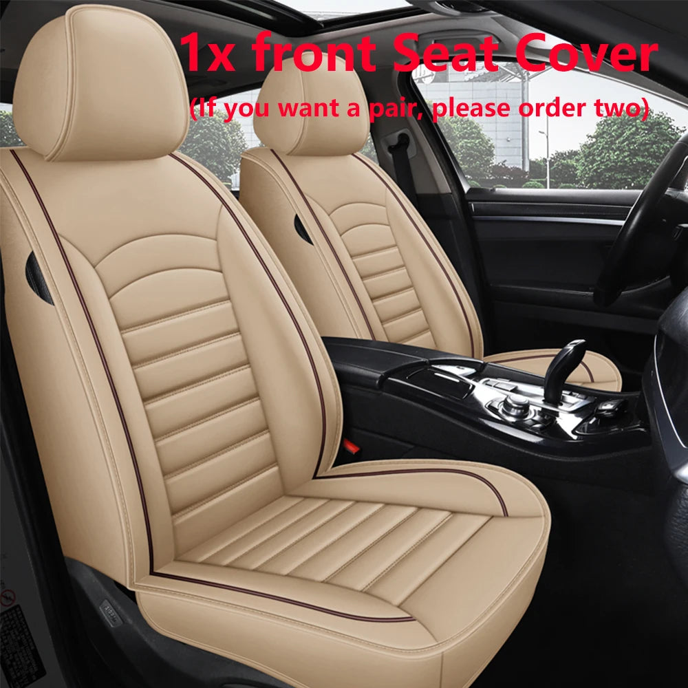 Leather Universal Car Seat Cover for BMW X1 X3 X4 X5 X6 F10 F20 320 520 525 E36 E46 Waterproof Interior Seat Protector