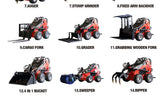 Crawler Skid Steer Loader – Multifunctional Compact Track Loader, Front-End Loader, Customized Chinese Skid Steer thumbnail 29